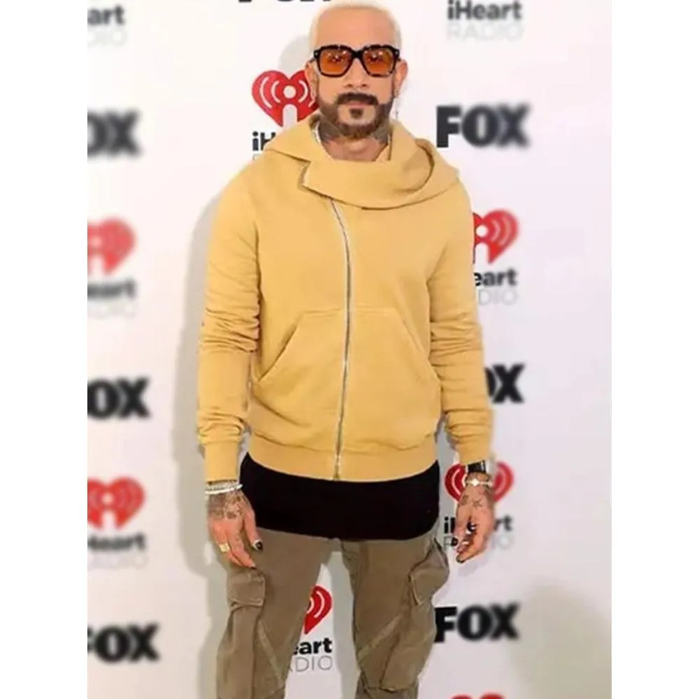 Aj Mclean Yellow Hoodie