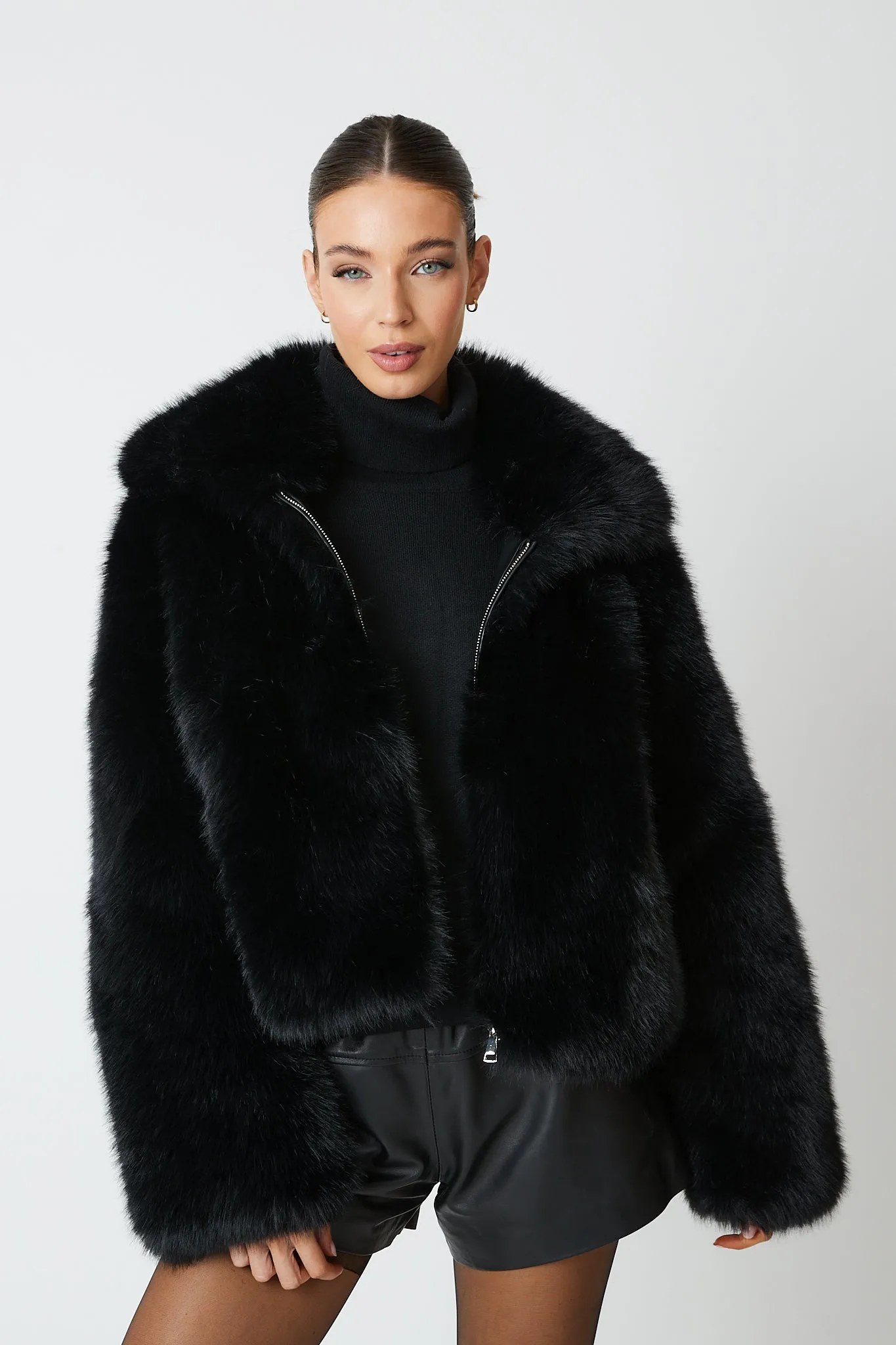 Amara Premium Faux Fur Bomber