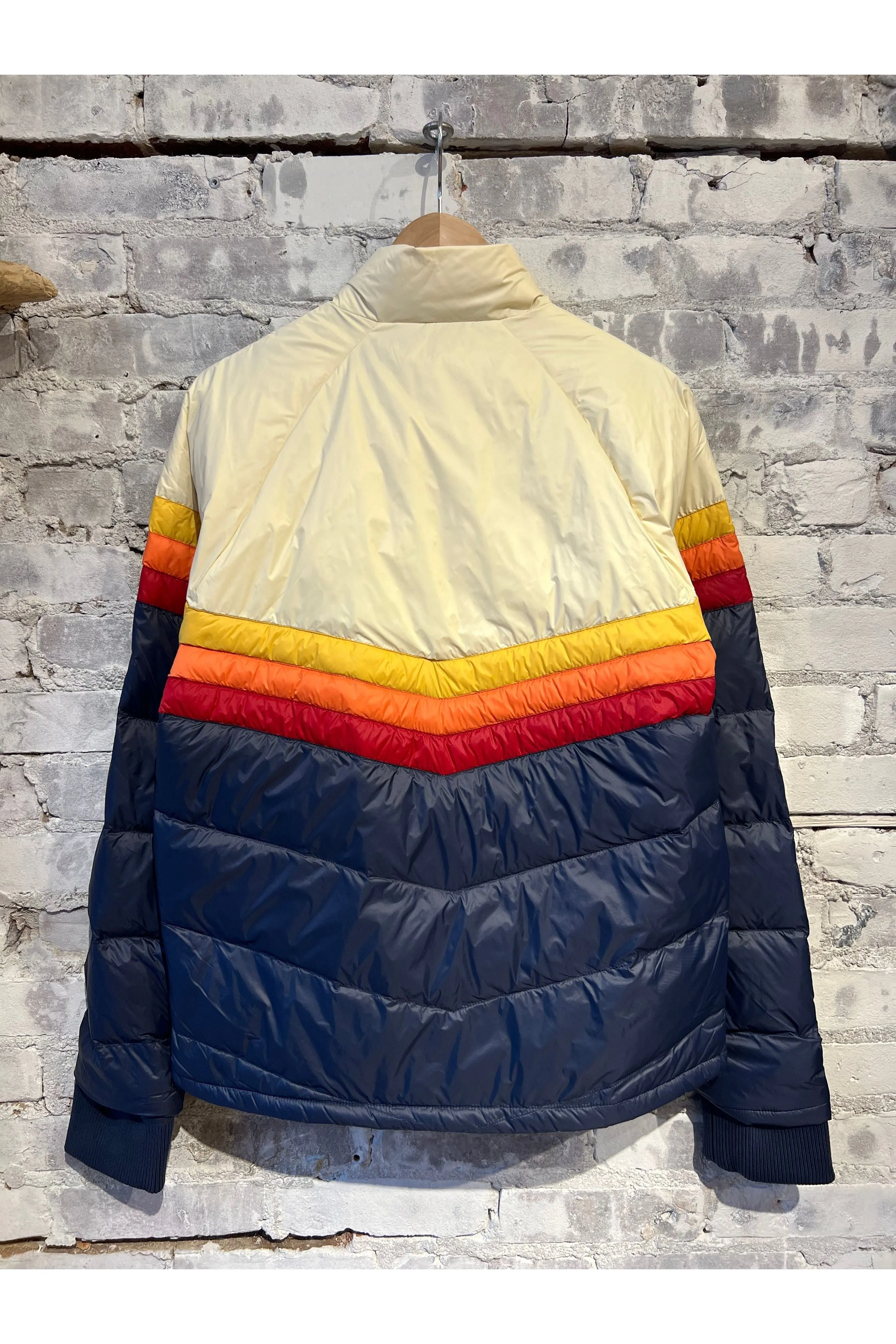 Archive Boreal Puffer Jacket - Navy Sunset Colorblock