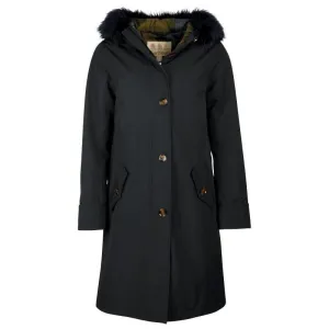 Barbour Culloden Ladies Waterproof Jacket - Dark Navy/Hawthorn Tartan