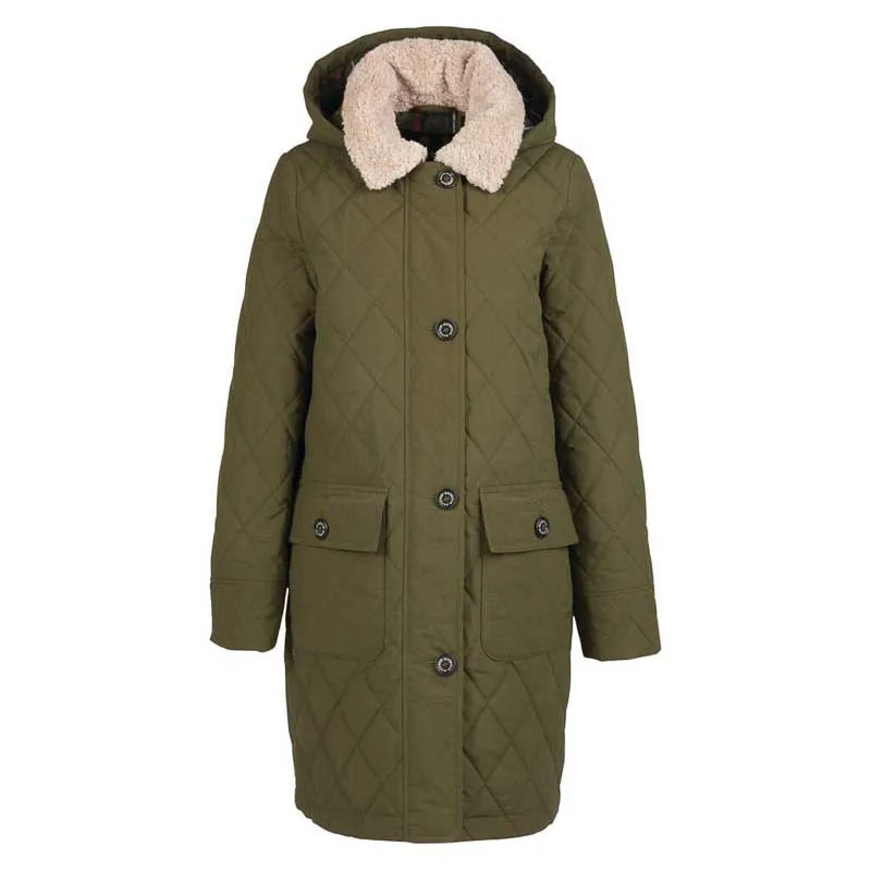 Barbour Fox Ladies Quilted Jacket - Olive/Ancient