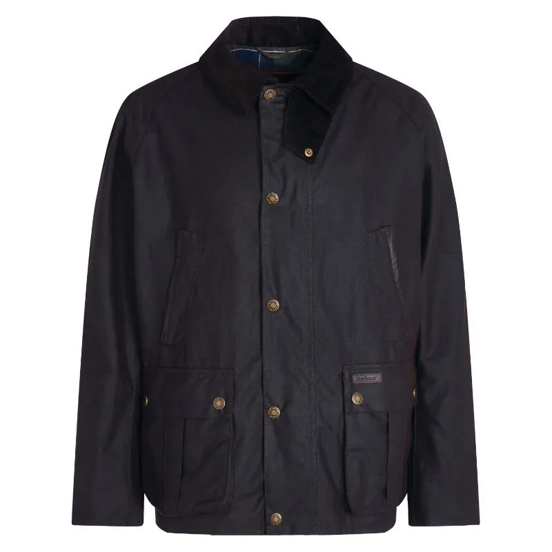 Barbour Halton Mens Wax Jacket - Rustic Brown