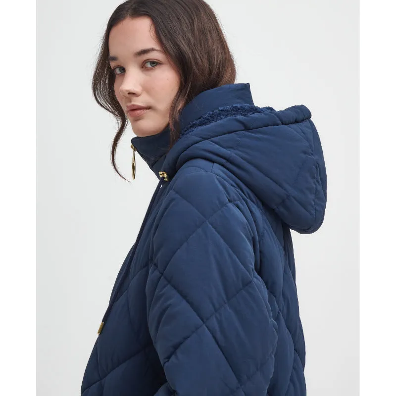 Barbour Kirkton Ladies Puffer Jacket - Navy/Classic