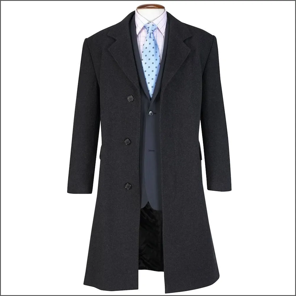 Brook Taverner Bond Wool Cashmere Overcoat--