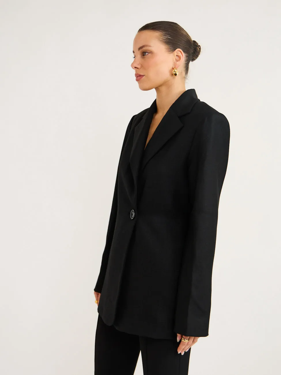 By Nicola Frankie Oversized Blazer in Black