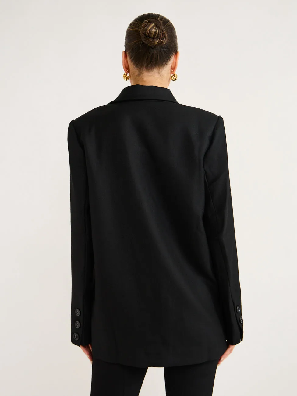 By Nicola Frankie Oversized Blazer in Black