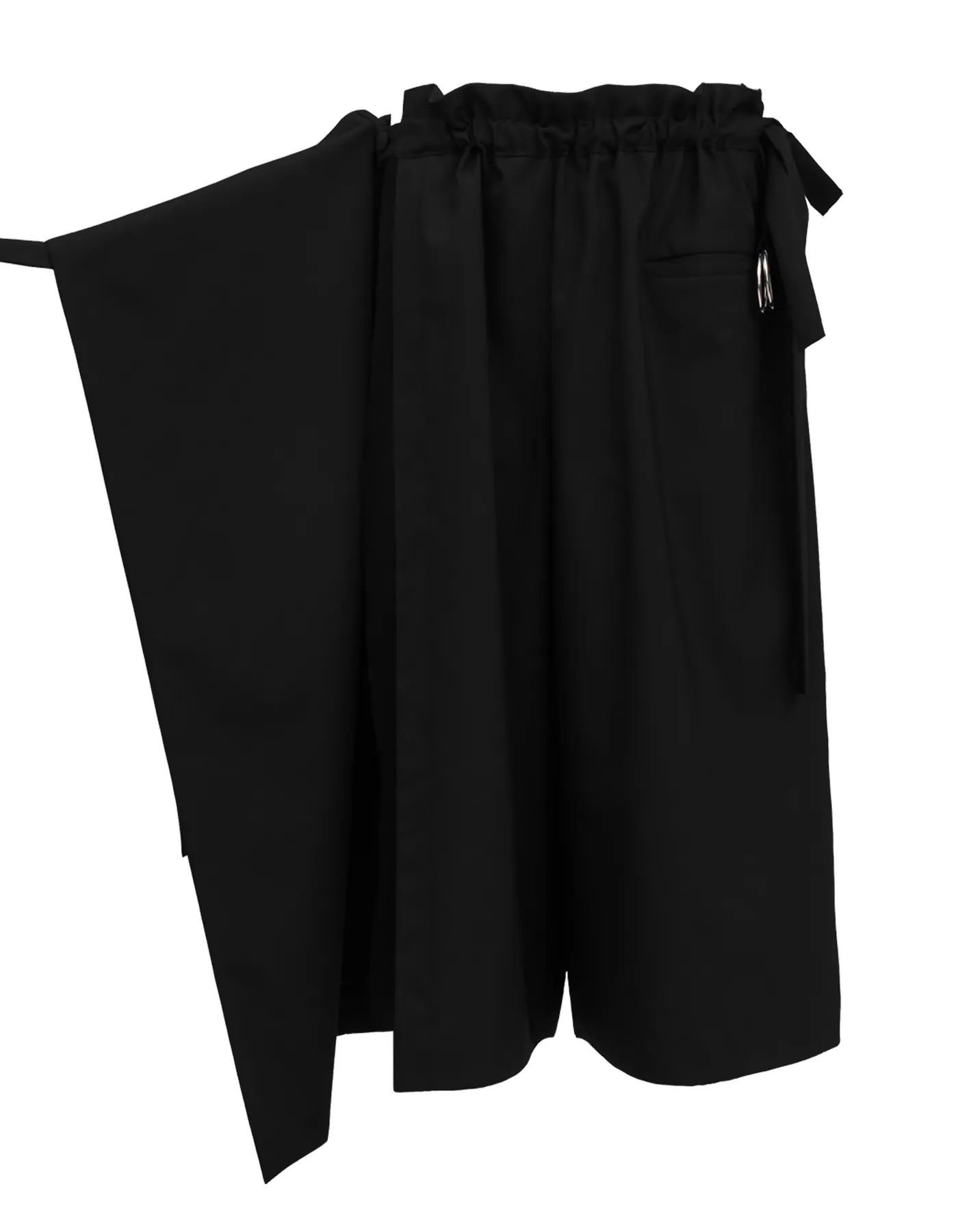 Deconstructed Chef Apron Japanese-Style Wide Pants