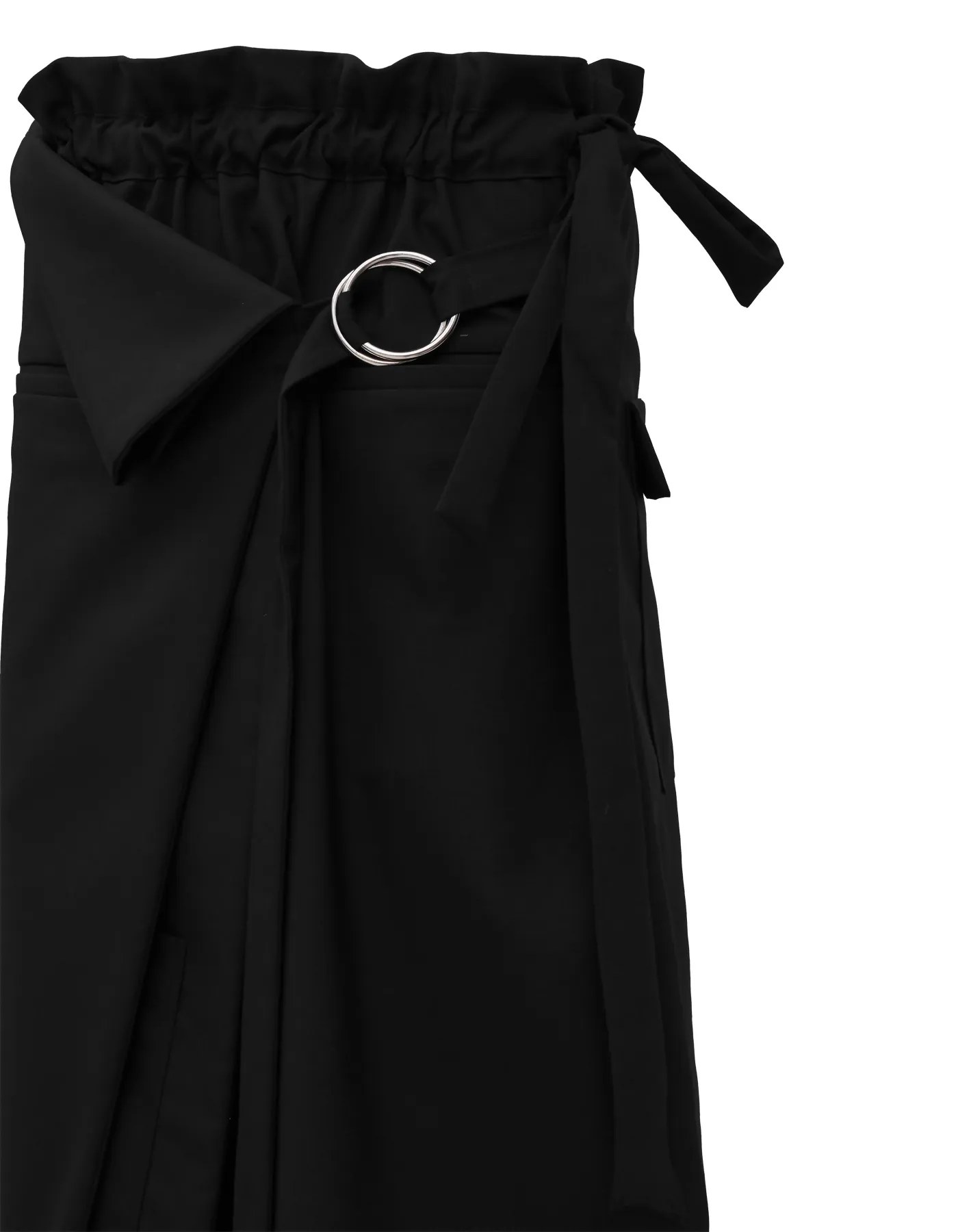 Deconstructed Chef Apron Japanese-Style Wide Pants