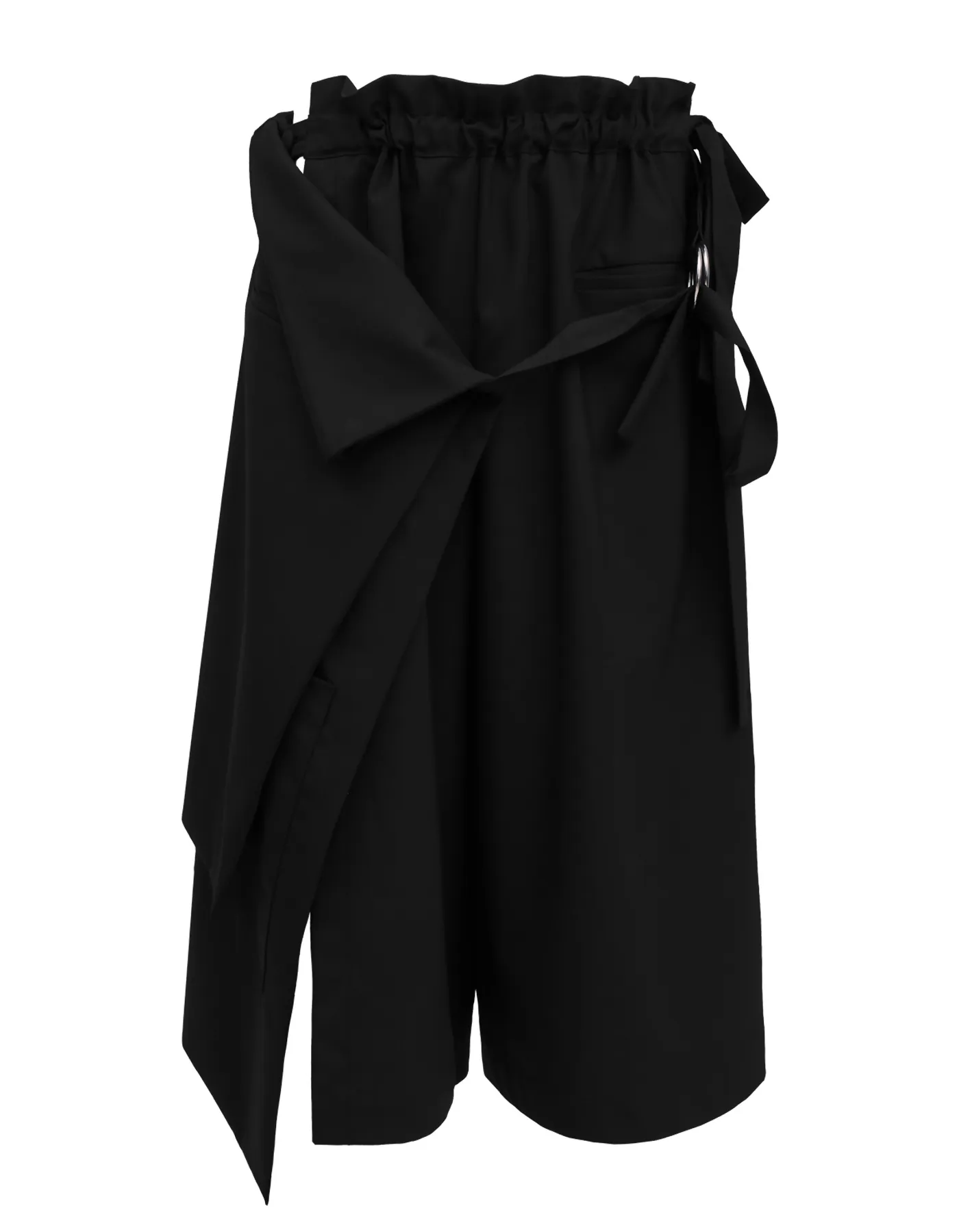 Deconstructed Chef Apron Japanese-Style Wide Pants