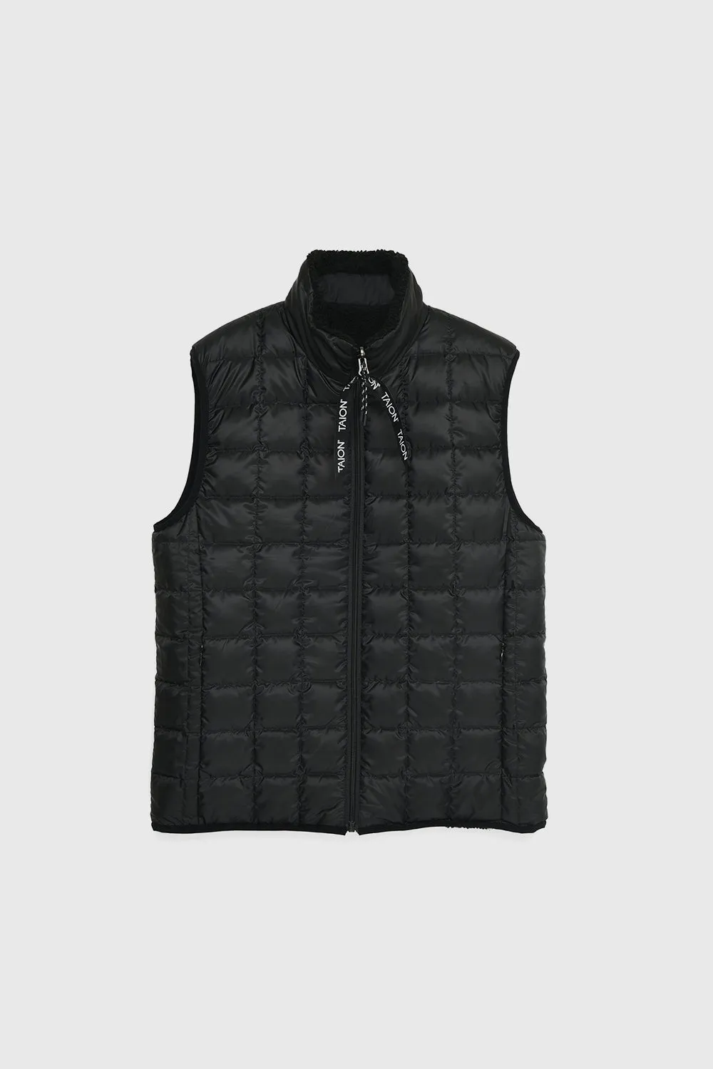 Down x Boa Reversible Vest - Black / Black