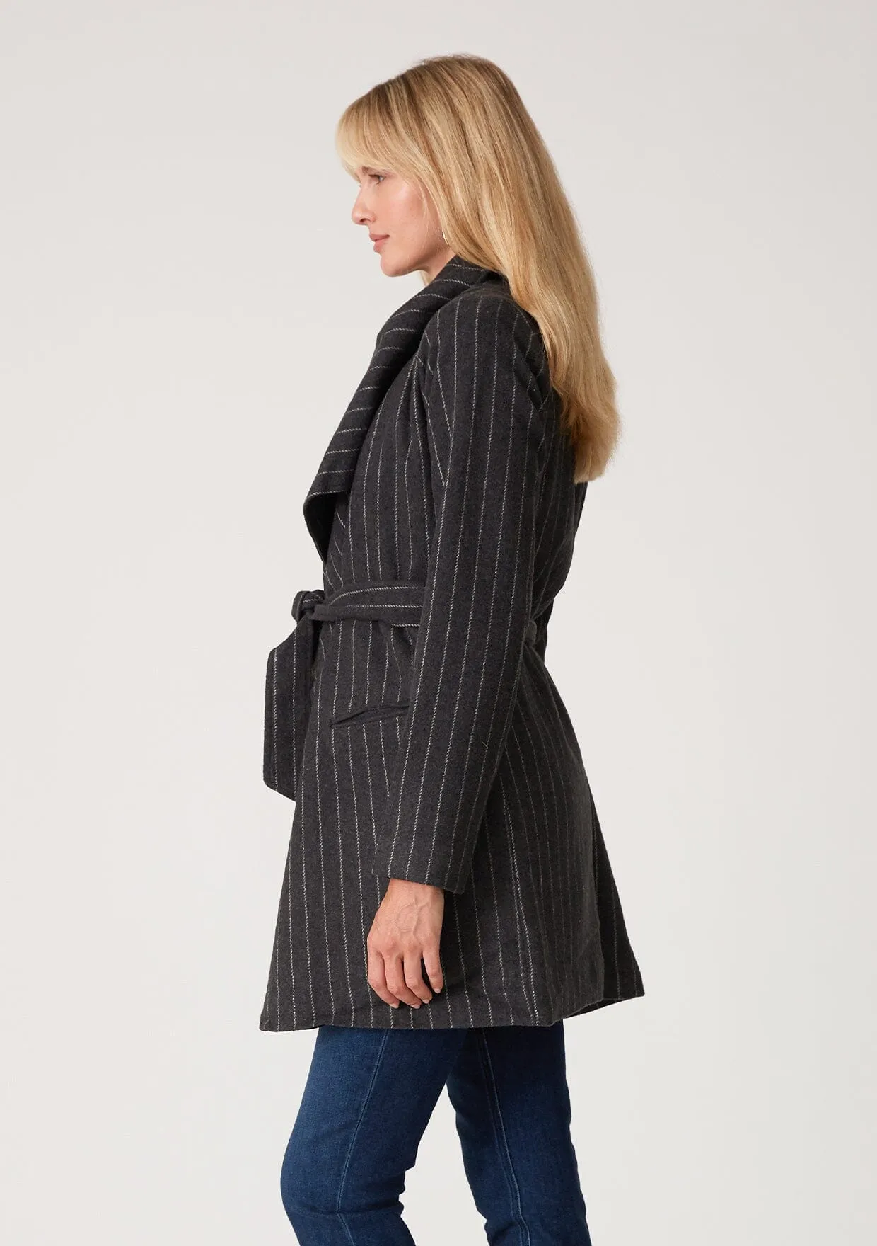 Easy Street Pinstripe Coat