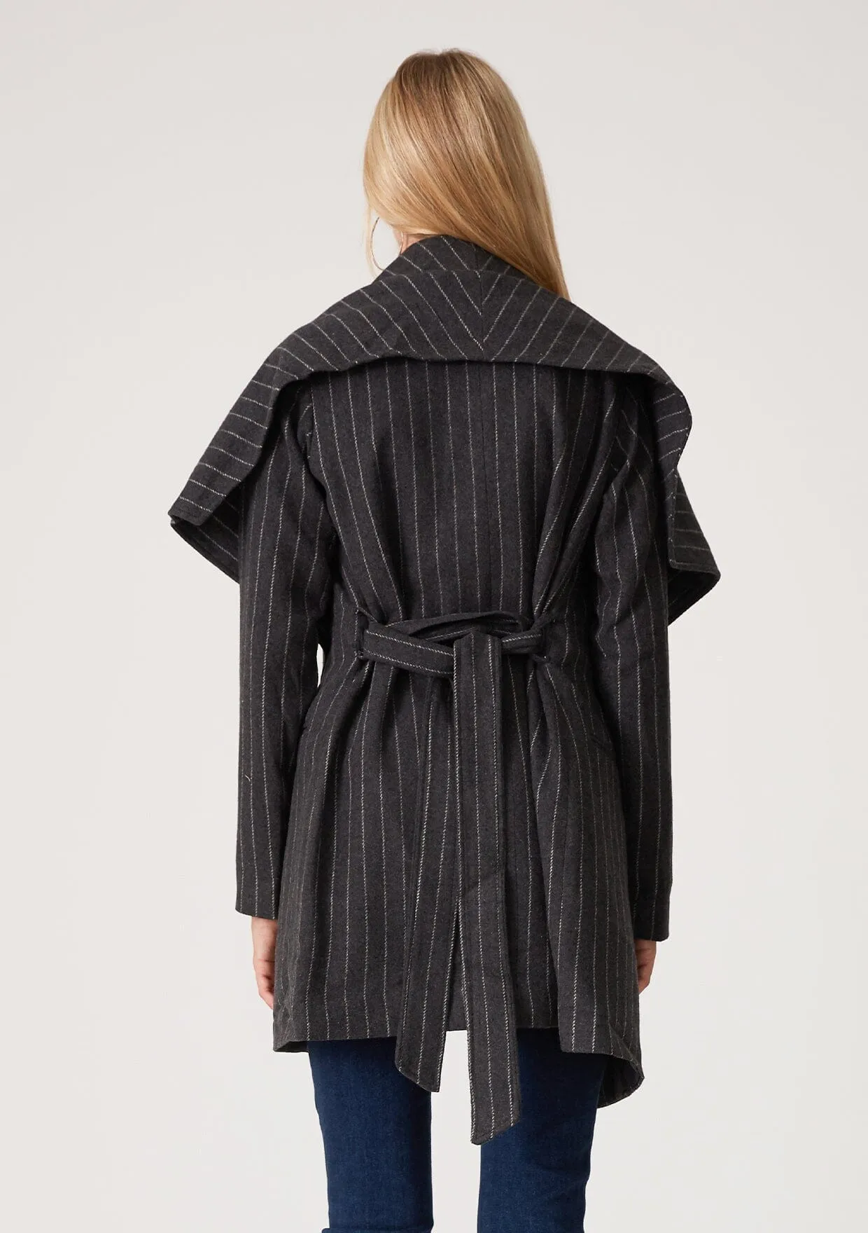 Easy Street Pinstripe Coat