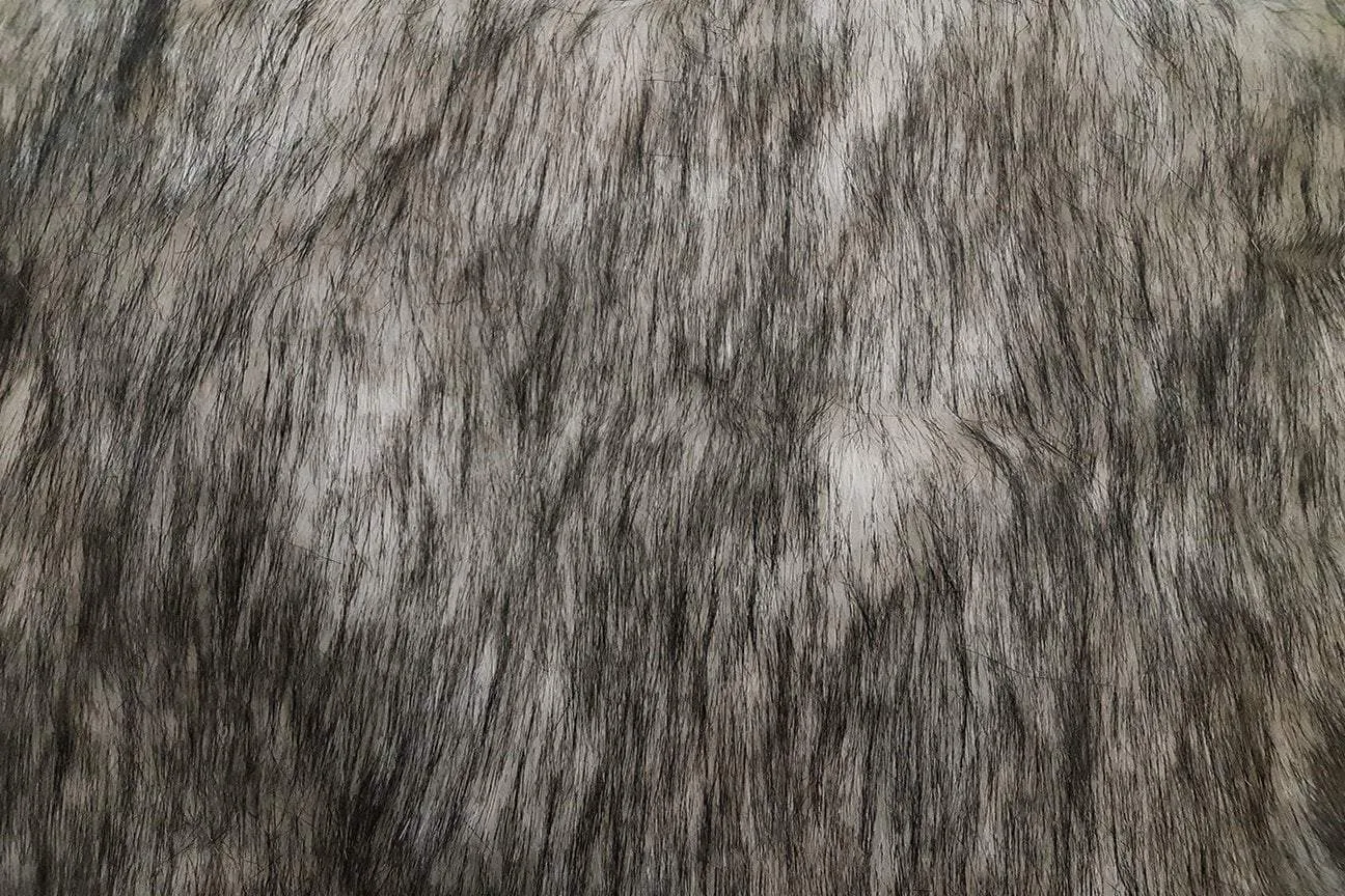 F1: Black Streak And White Faux Fur