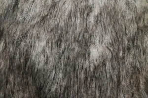 F1: Black Streak And White Faux Fur