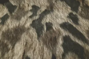 F1: Cheetah Spot - Netsuke And Black Faux Fur