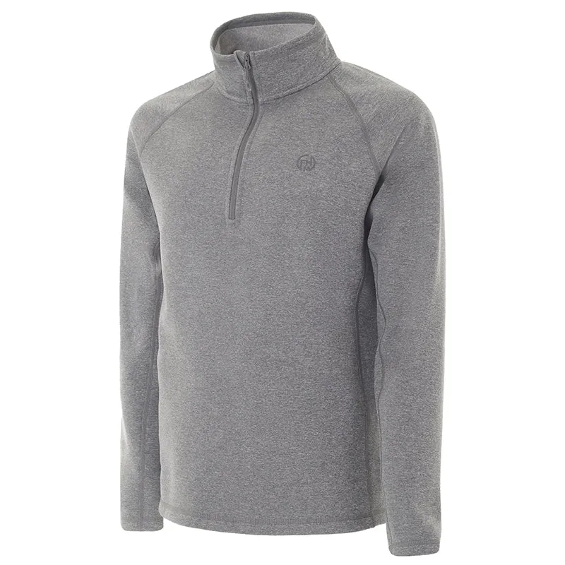 FHM Kivu Mens Half Zip Fleece Jacket Grey