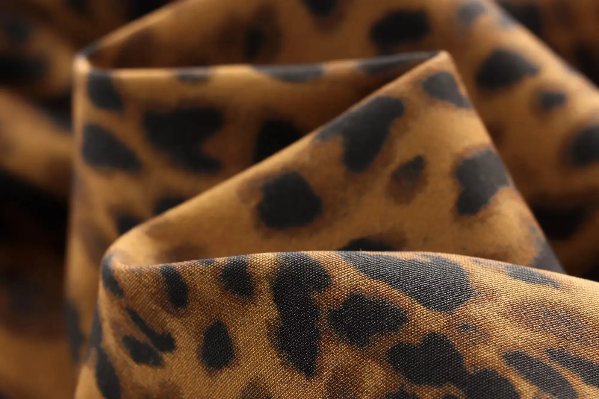 Leopard Print Long Coat Animal Pattern Winter Outwear