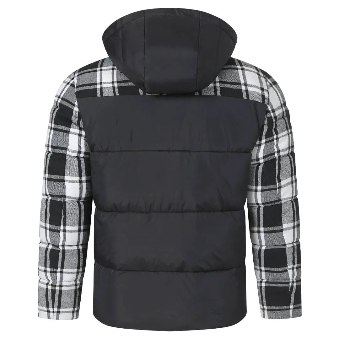 Plaid Puffer Jacket