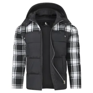 Plaid Puffer Jacket