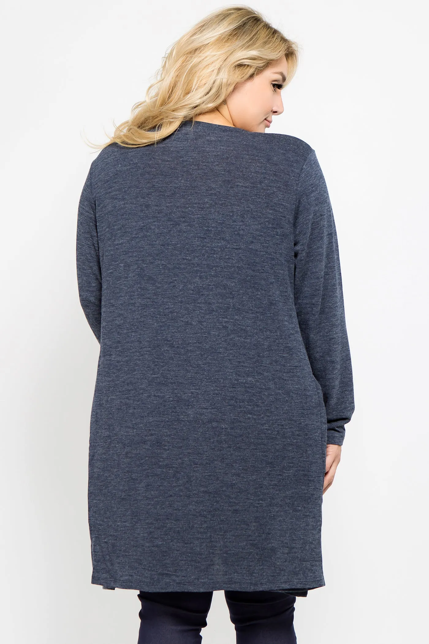 Plus Size Looks So Perfect Two Pocket Cardigan