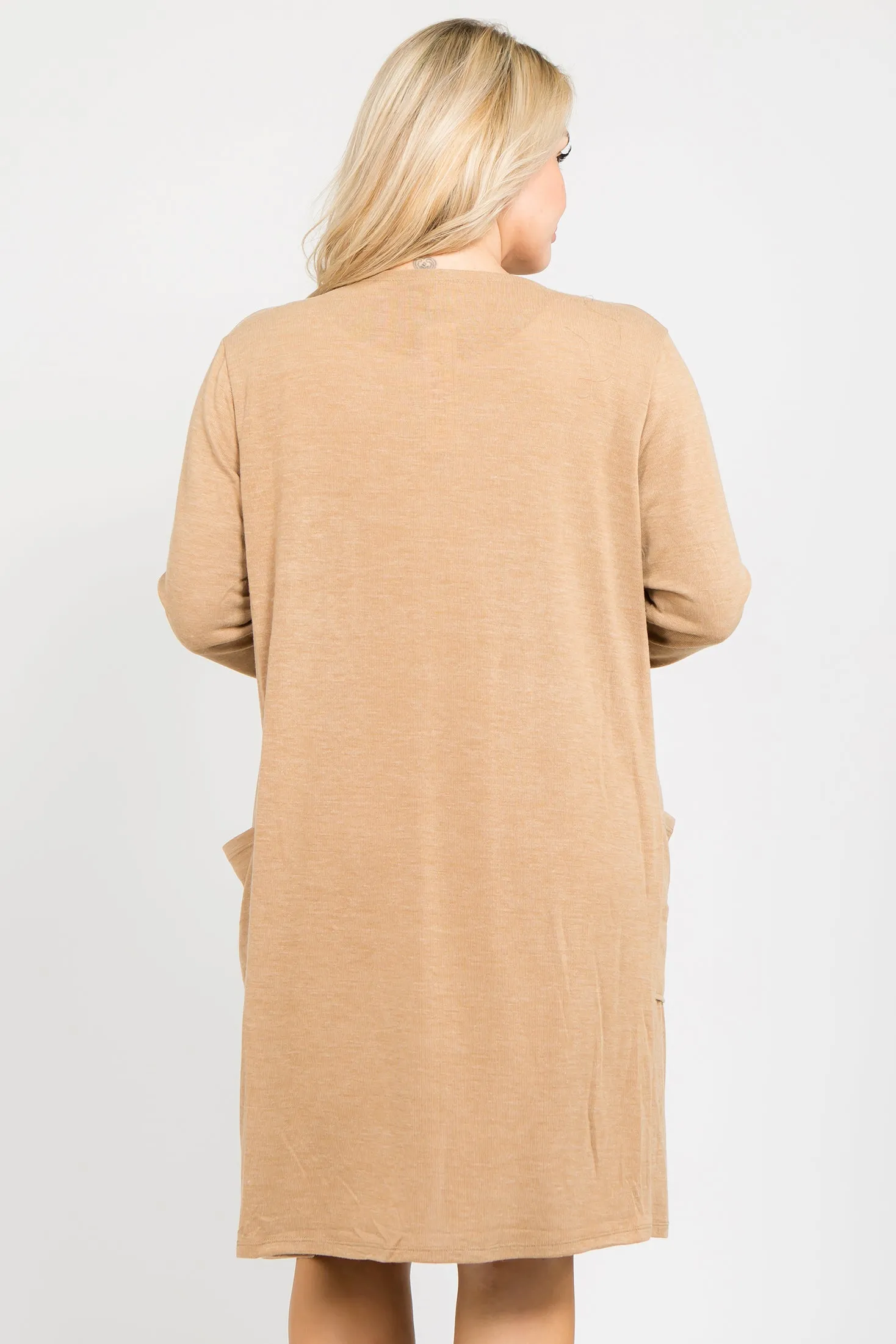 Plus Size Looks So Perfect Two Pocket Cardigan