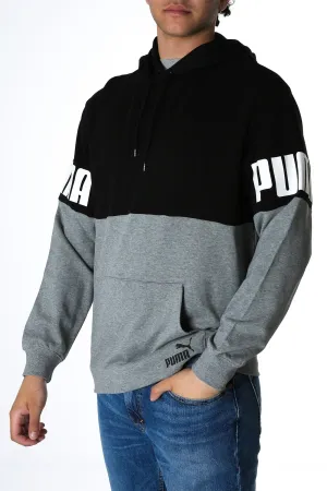 Power Colorblock Hoodie Puma Black Grey