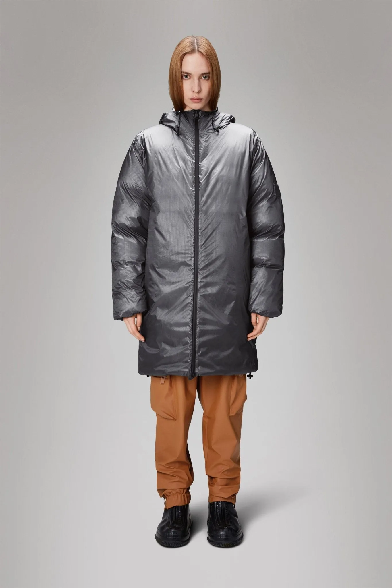 RAINS KEVO Long Puffer Jacket W4T4