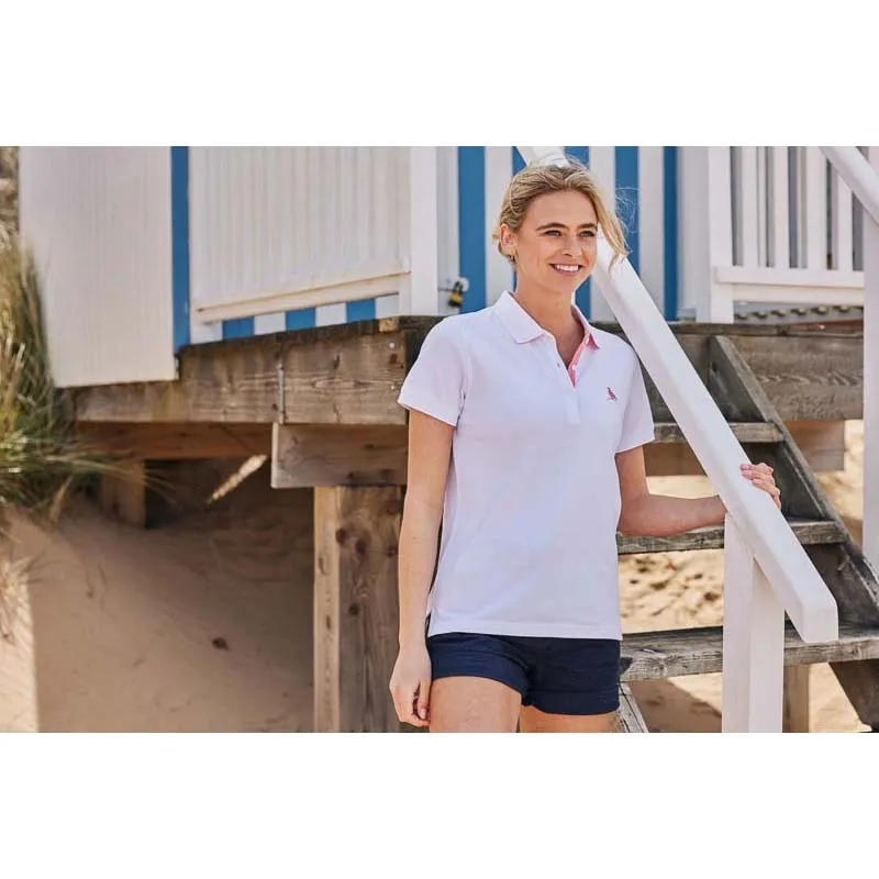 Schoffel St Ives Tailored Ladies Polo Shirt - White