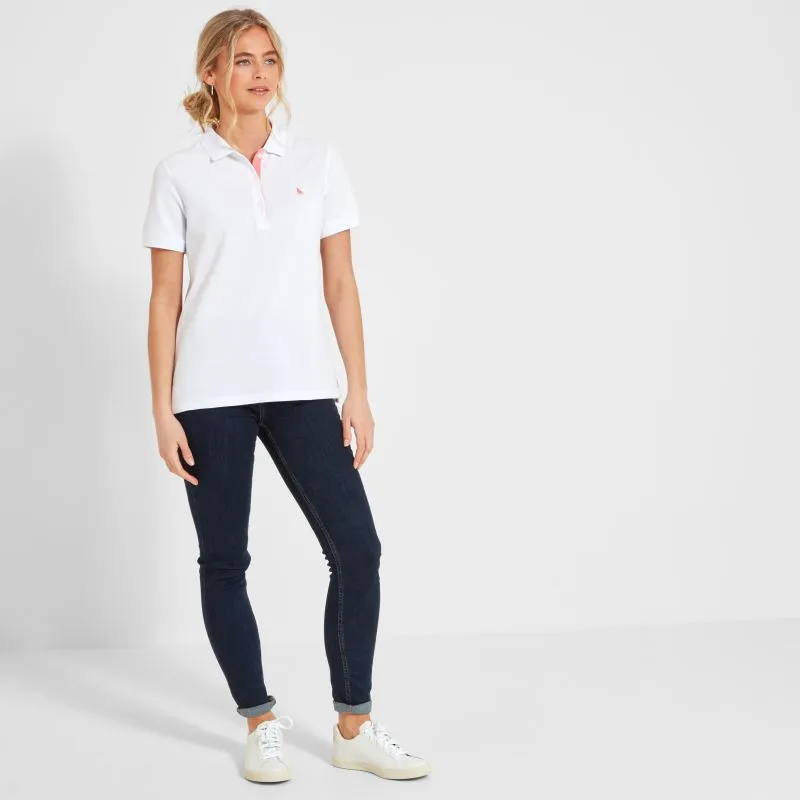 Schoffel St Ives Tailored Ladies Polo Shirt - White