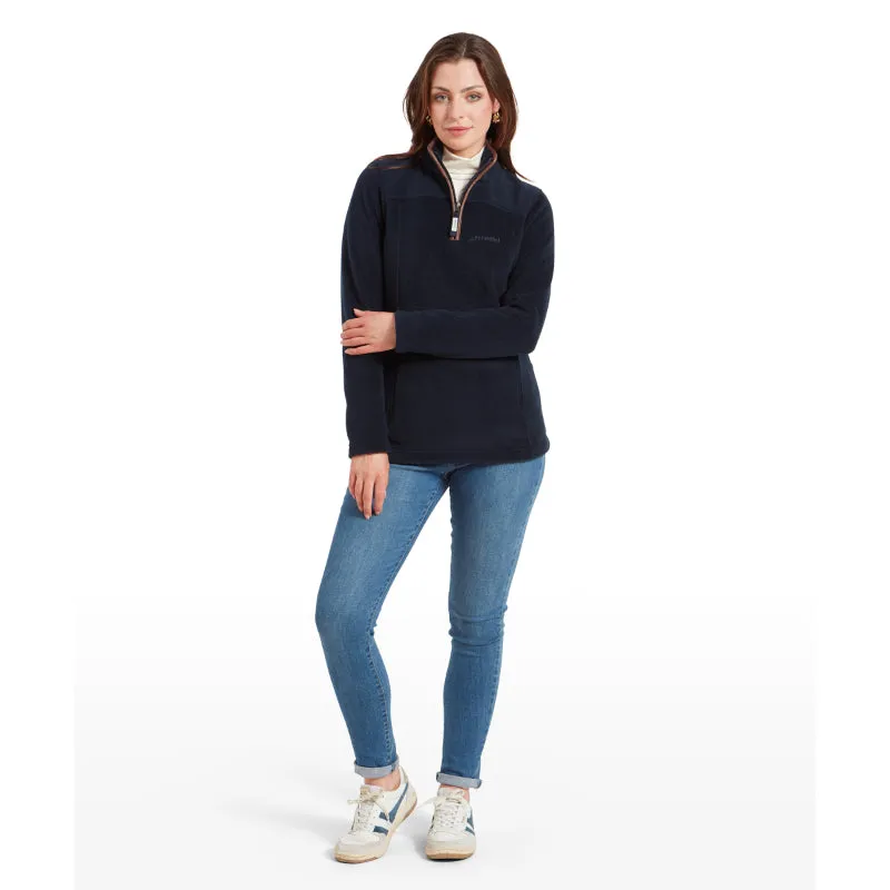 Schoffel Tilton 1/4 Zip Fleece - Navy