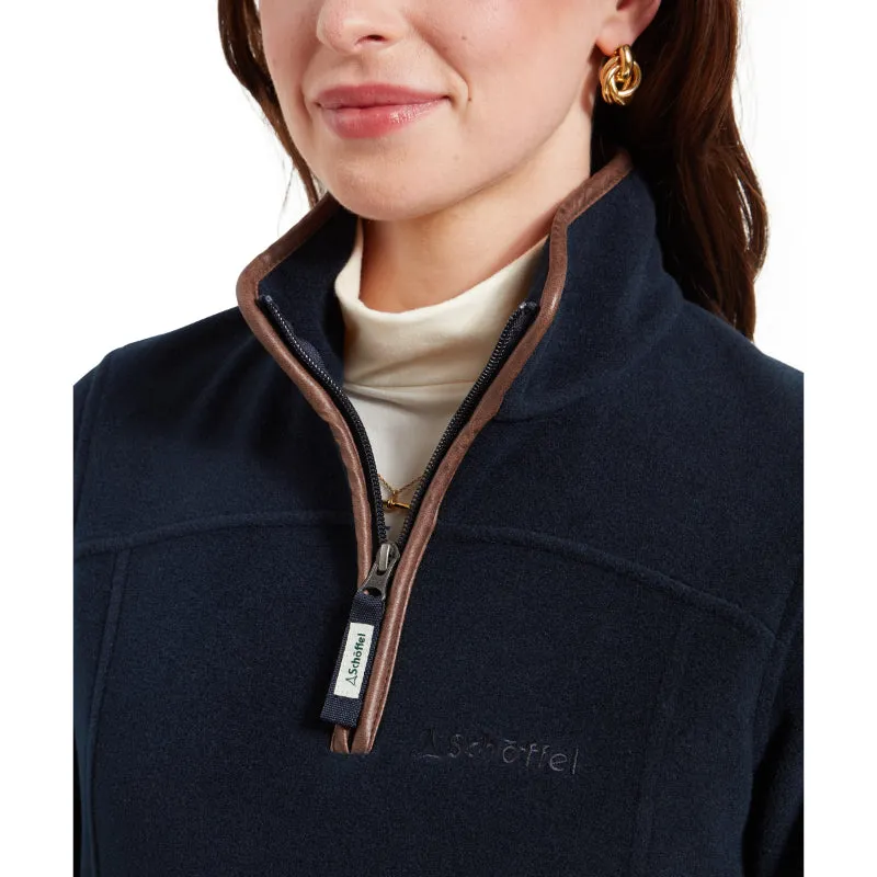 Schoffel Tilton 1/4 Zip Fleece - Navy