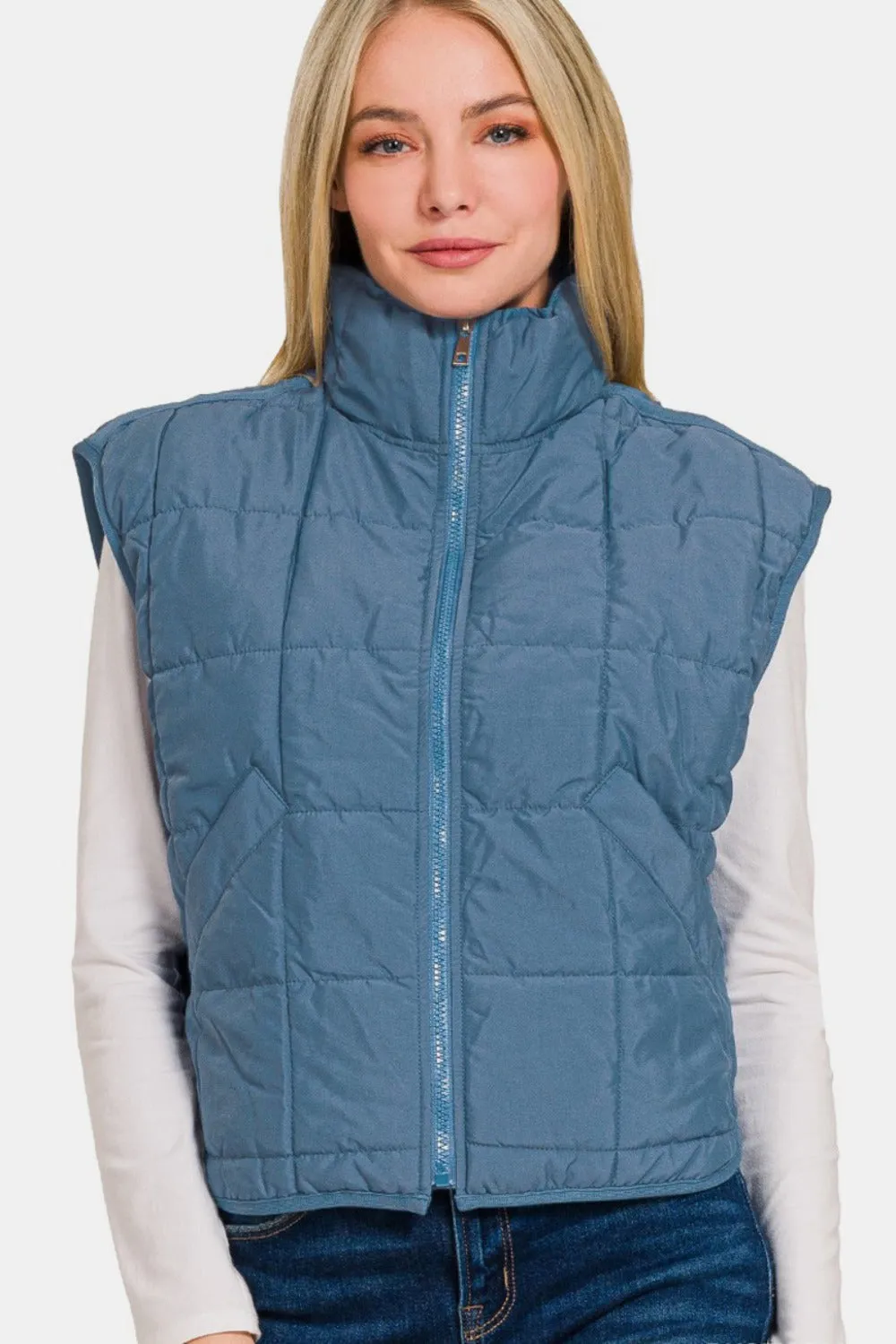 Wandering Trail Cropped Puffer Vest