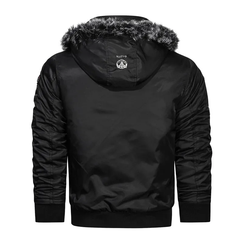 West Louis™ Outdoor Hiking Windbreaker Thermal Hooded Parka